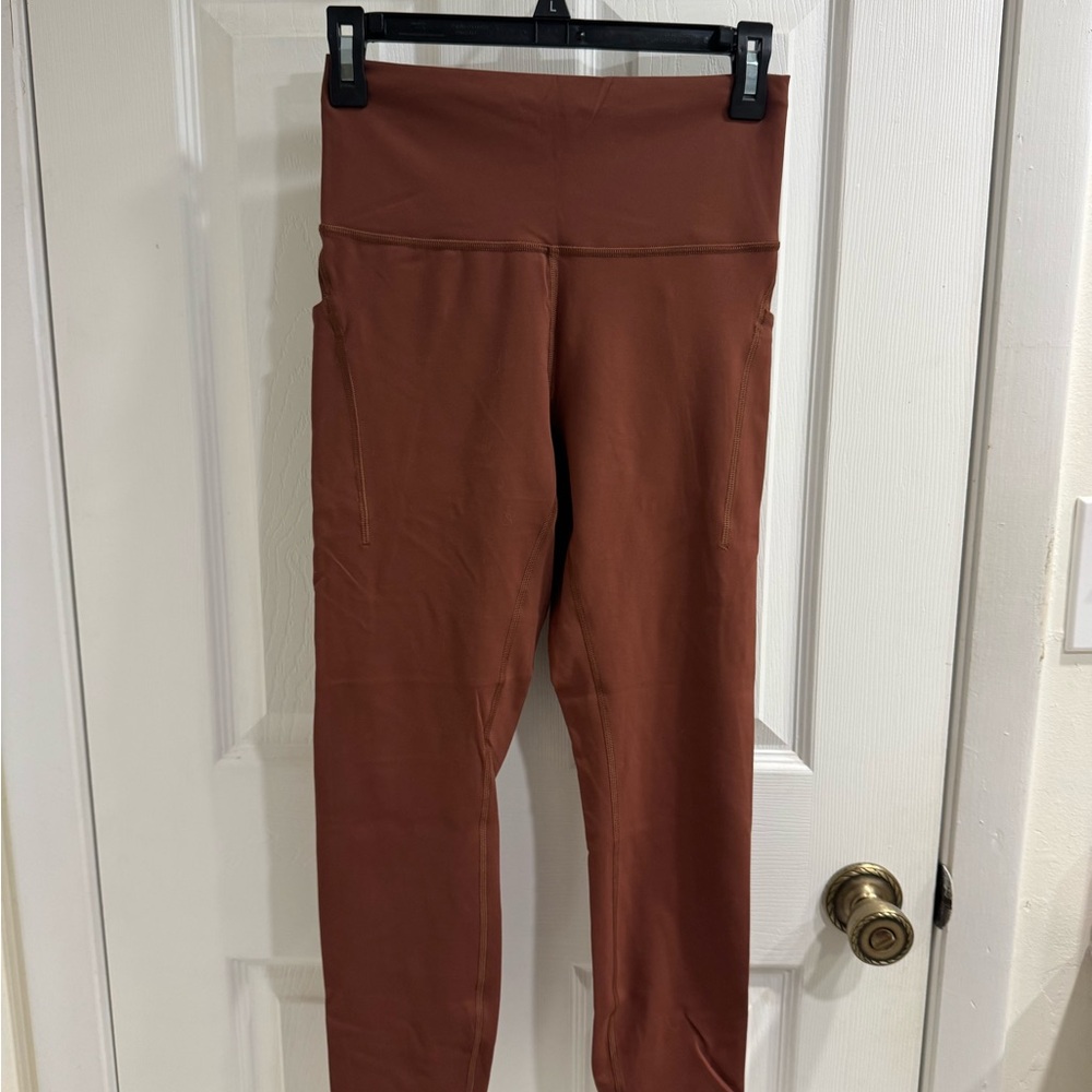 lululemon athletica Kids High-Rise Leggings in Rust Brown